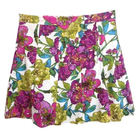 Lane Bryant Womens Floral Print Side Zipper Skirt Plus Size 26 - Picture 5 of 6